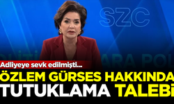 Adliyeye sevk edilmişti... Özlem Gürses için tutuklama talebi