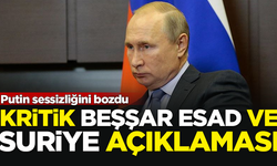 Putin sessizliğini bozdu! Kritik Esad ve Suriye açıklaması