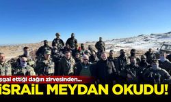 İsrail işgal ettiği dağın zirvesinden meydan okudu