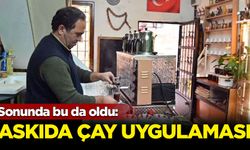 Yozgat’ta bir esnaf, 'askıda çay' uygulamasını hayata geçirdi