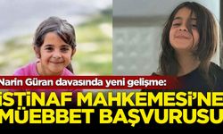 Narin Güran davasında yeni gelişme: İstinaf Mahkemesi'ne başvurdu