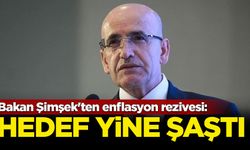 Bakan Şimşek'ten enflasyon rezivesi: Hedef yine şaştı