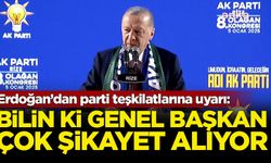 Erdoğan’dan parti teşkilatlarına uyarı: Bilin ki Genel Başkan çok şikayet alıyor