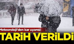 Meteoroloji'den kar uyarısı: Tarih verildi