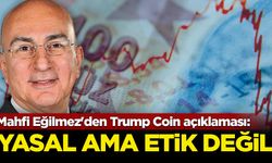 Mahfi Eğilmez'den Trump Coin açıklaması: Yasal ama etik değil