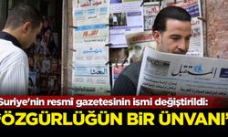 Suriye'nin resmî gazetesinin ismi değiştirildi