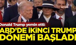 Donald Trump yemin etti: ABD'de ikinci Trump dönemi başladı