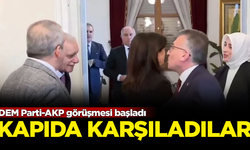 DEM Parti-AKP görüşmesi başladı! Kapıda karşıladılar