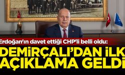 Cumhurbaşkanı Erdoğan'ın davet ettiği CHP'li belli oldu: Demirçalı'dan ilk açıklama