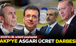 2025’in ilk anketi paylaşıldı! AKP'ye 'asgari ücret' darbesi