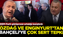 DEM Parti görüşmesi ortalığı karıştırdı! Ümit Özdağ ve Cemal Enginyurt'tan Bahçeli'ye çok sert sözler