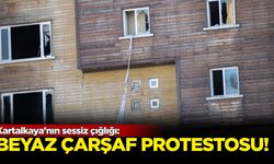 Kartalkaya'nın sessiz çığlığı: Beyaz çarşaf protestosu!