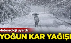 Meteoroloji uyardı: Yoğun kar yağışı