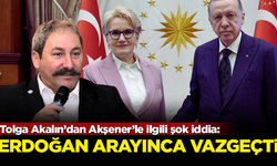 Tolga Akalın’dan Akşener’le ilgili şok iddia: Erdoğan arayınca istifadan vazgeçti