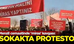 Menzil cemaatinde 'miras' kavgası: Sokakta protesto