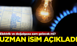 Elektrik ve doğalgaza zam gelecek mi? Uzman isim açıkladı