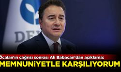 Ali Babacan'dan Öcalan çağrısı açıklaması: Memnuniyetle karşılıyorum!