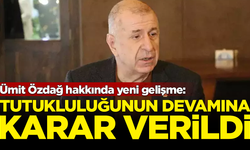 Ümit Özdağ hakkında yeni gelişme! Tutukluluğunun devamına karar verildi