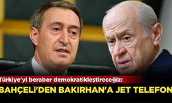 Bahçeli'den Bakırhan'a jet telefon: Türkiye'yi beraber demokratikleştireceğiz!