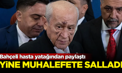 Bahçeli hasta yatağından ilk mesajını paylaştı! Yine muhalefete salladı