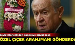 Devlet Bahçeli'den kongreye büyük jest: Özel çiçek aranjmanı gönderdi!