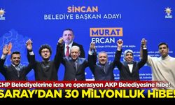 Saray, AKP’li belediyeye 30 milyon bağışladı!