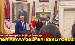 Donald Trump'tan Putin açıklaması: "Bir araya gelmeyi bekliyoruz"