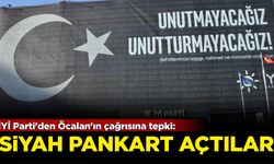 İYİ Parti'den Öcalan çağrısına tepki: Siyah pankart açtılar!