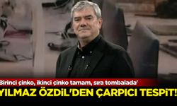 Yılmaz Özdil’den çarpıcı tespit: 'Birinci çinko, ikinci çinko tamam, sıra tombalada'