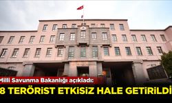 MSB açıkladı: 8 terörist etkisiz hale getirildi!