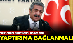 MHP anketlerden rahatsız! Anket şirketlerini hedef aldılar