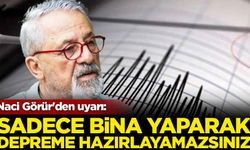 Naci Görür'den uyarı: Sadece bina yaparak depreme hazırlayamazsınız