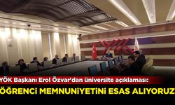 YÖK Başkanı Erol Özvar'dan üniversite açıklaması...