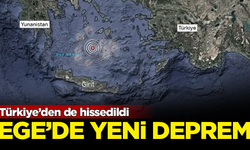 Ege Denizi'nde bir deprem daha! Türkiye'den de hissedildi