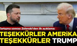 Tartışma sonrası Zelenski'den ilk açıklama: Teşekkürler Amerika!