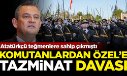 Teğmenlerin ihracına tepki Özgür Özel'e, komutanlardan tazminat davası