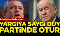 Bahçeli'den Özel'e uyarı: Yargıya saygı duy, partinde otur!