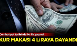 Cumhuriyet tarihinde bir ilk yaşandı: Kur makası 4 liraya dayandı