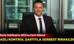 Zorlu Holding'in CEO'su Cem Köksal adli kontrol şartıyla serbest bırakıldı!