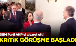 DEM Parti heyeti AKP’yi ziyaret etti! Kritik görüşme başladı