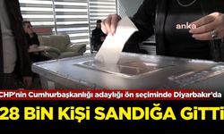 CHP'nin Cumhurbaşkanlığı adaylığı ön seçiminde Diyarbakır’da 28 bin kişi sandığa gitti