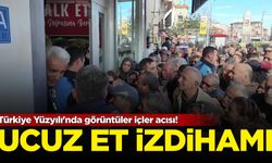 Türkiye Yüzyılı'nda görüntüler içler acısı: Ucuz et izdihamı!