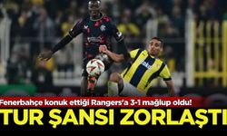 Fenerbahçe konuk ettiği Rangers'a 3-1 mağlup oldu!