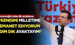 Ekrem İmamoğlu'ndan ilk açıklama: 'Kendimi milletime emanet ediyorum!'