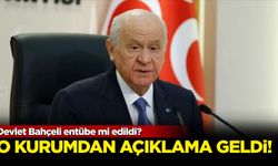 Devlet Bahçeli entübe mi edildi? Açıklama geldi!