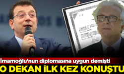 İmamoğlu'nun diplomasına uygun demişti! O dekan ilk kez konuştu