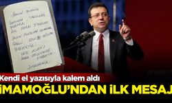 Gözaltına alınan İBB Başkanı Ekrem İmamoğlu'ndan ilk mesaj geldi!