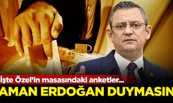 İşte Özgür Özel’in masasındaki anketler! Erdoğan duyarsa çok kızacak