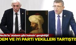 Meclis'te 'ataların gibi hainsin' gerginliği! DEM ve İYİ Parti vekilleri atıştı