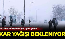 AKOM'dan İstanbul için uyarı geldi: Kar yağışı bekleniyor!